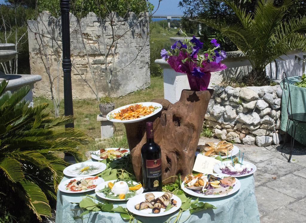 Torre Pinta Masseria Medioevale Otranto Bagian luar foto